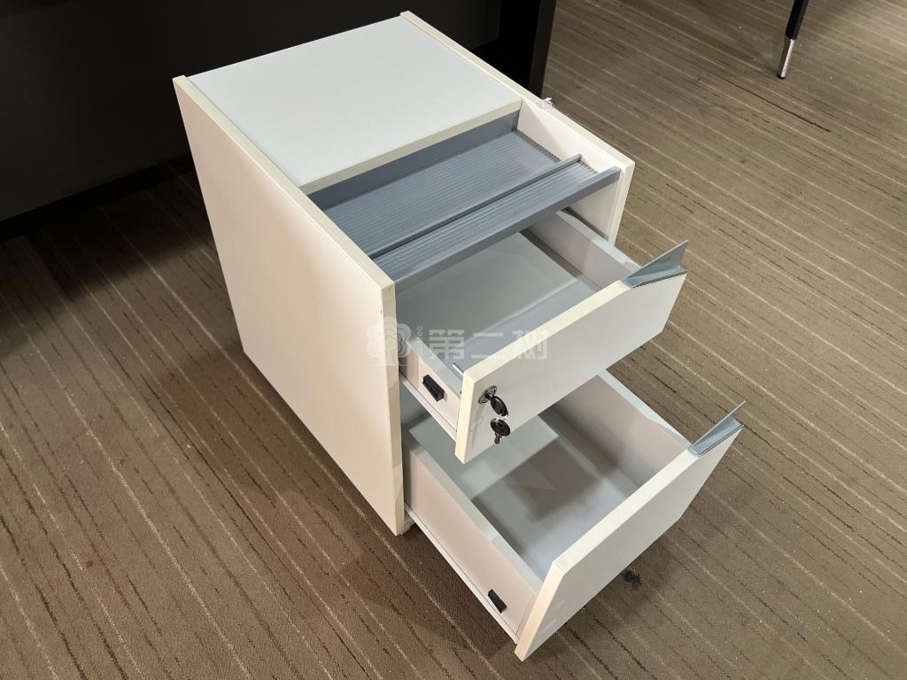 9成新國産二手木質小推櫃桌下活動櫃文件櫃矮櫃抽屜櫃