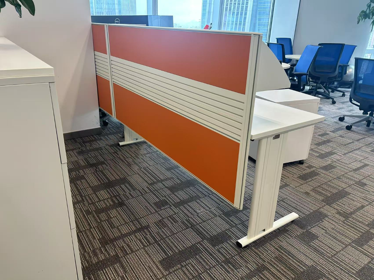 Steelcase世楷二手直板屏風工位員工辦公桌