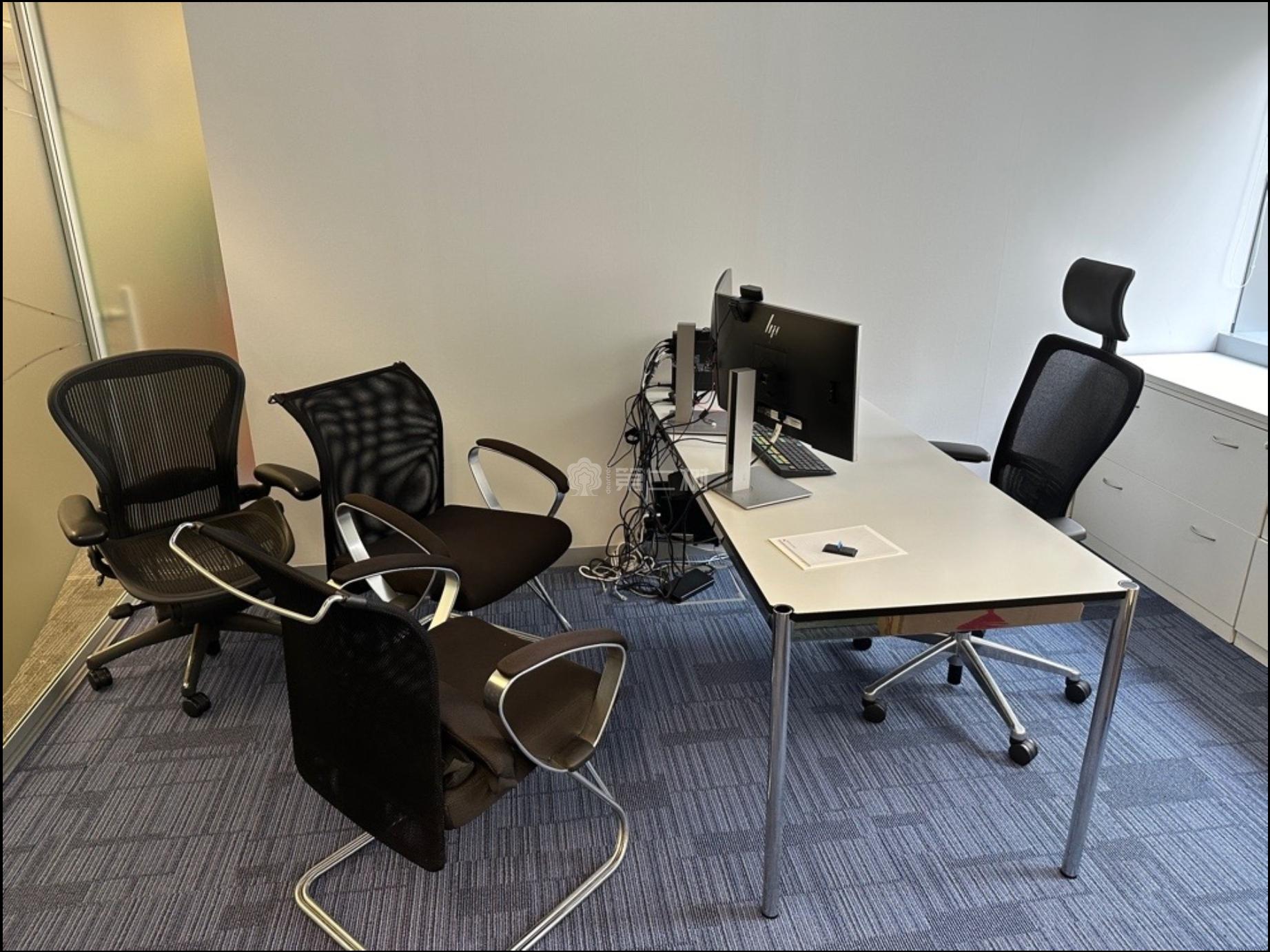 进口品牌USM二手经理桌开放式工位员工办公桌电脑桌职员桌