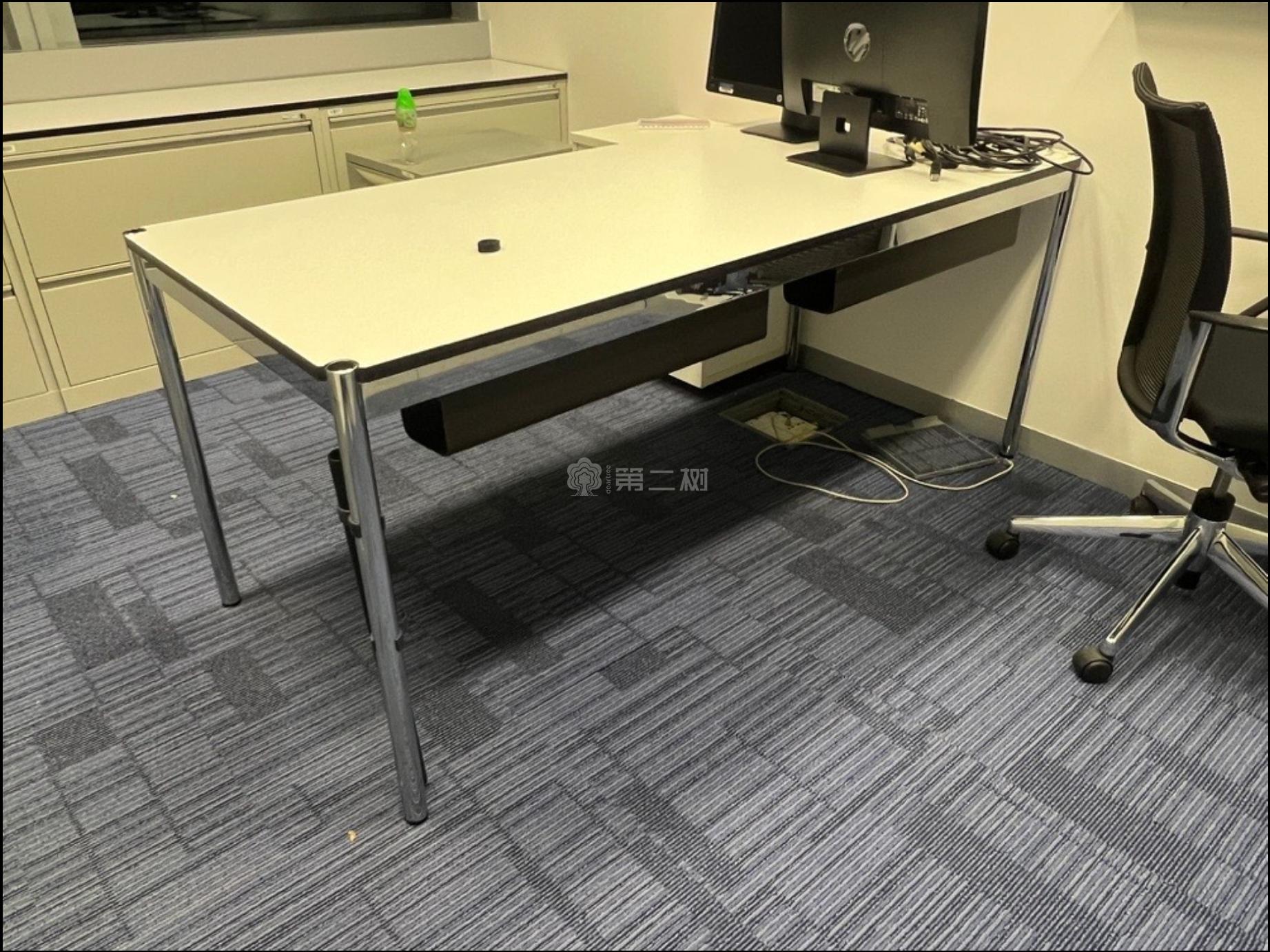 进口品牌USM二手经理桌开放式工位员工办公桌电脑桌职员桌